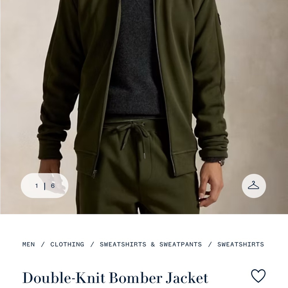 Double-Knit Bomber Jacket
Save your Wishlist
Polo Ralph Lauren armadillo